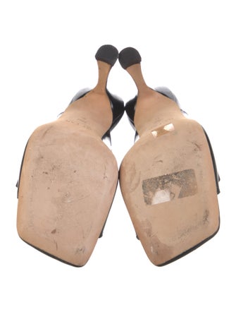 By Far Leather Slides