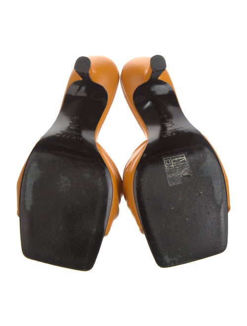 By Far Leather Slides