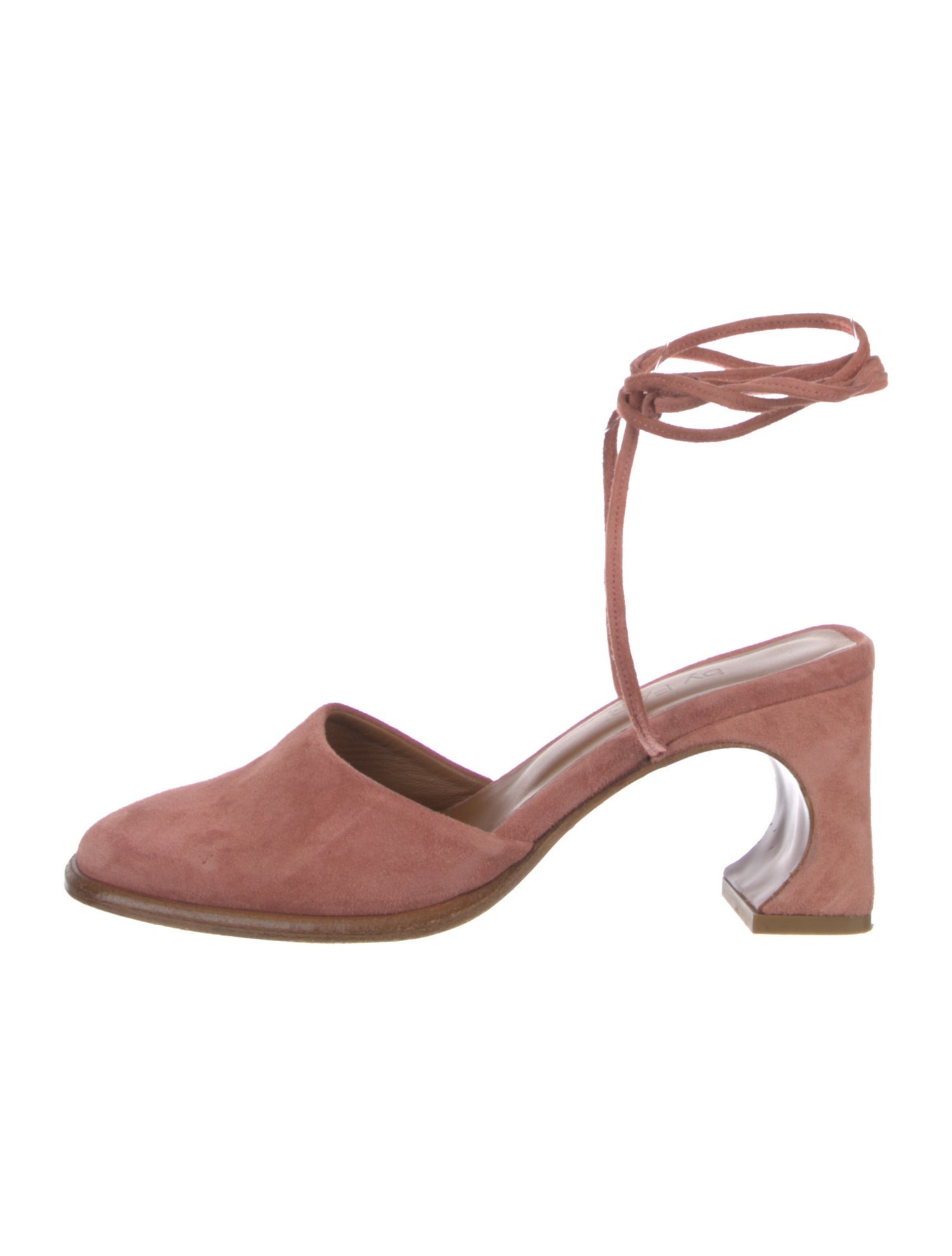 By Far Suede Slingback Pumps