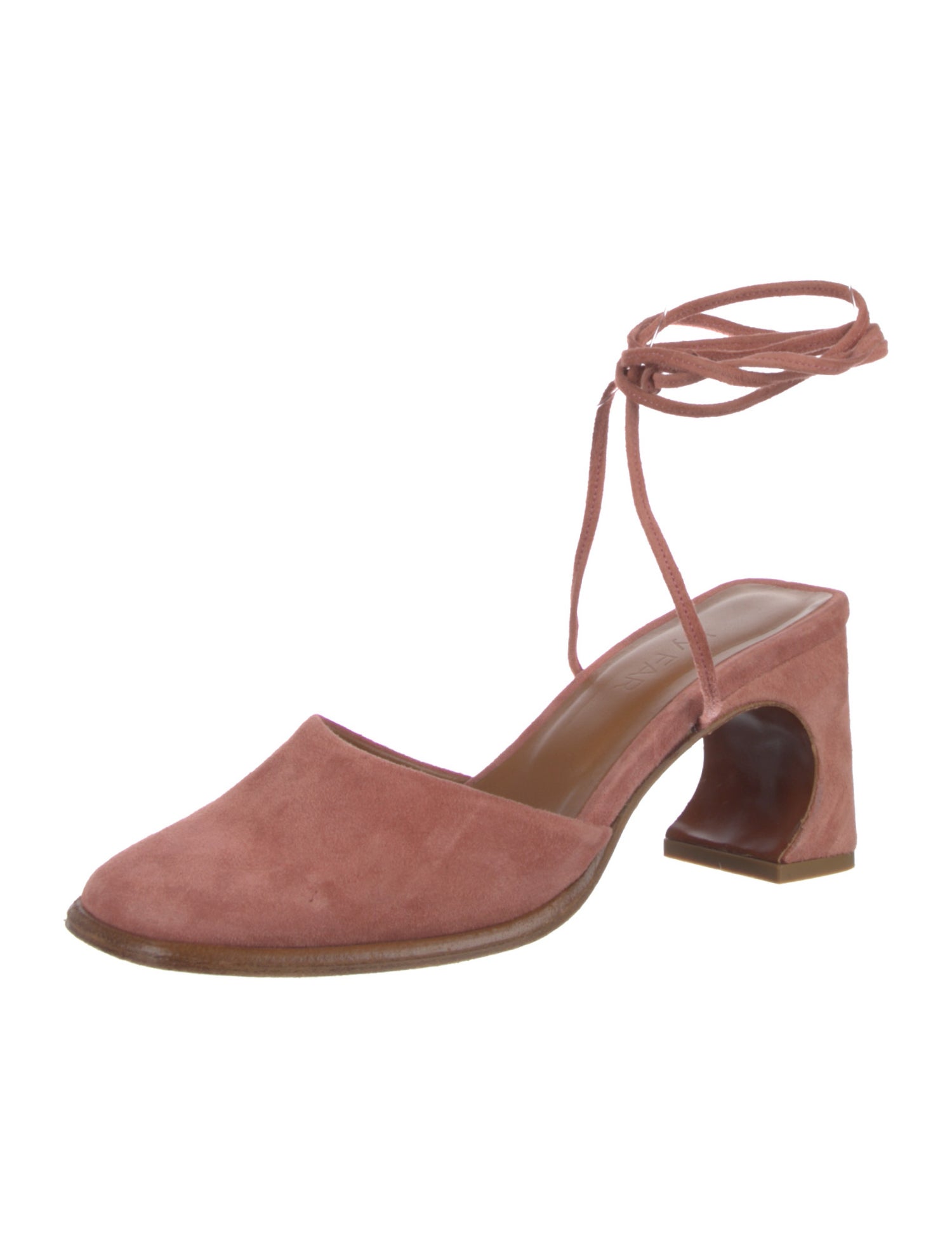 By Far Suede Slingback Pumps