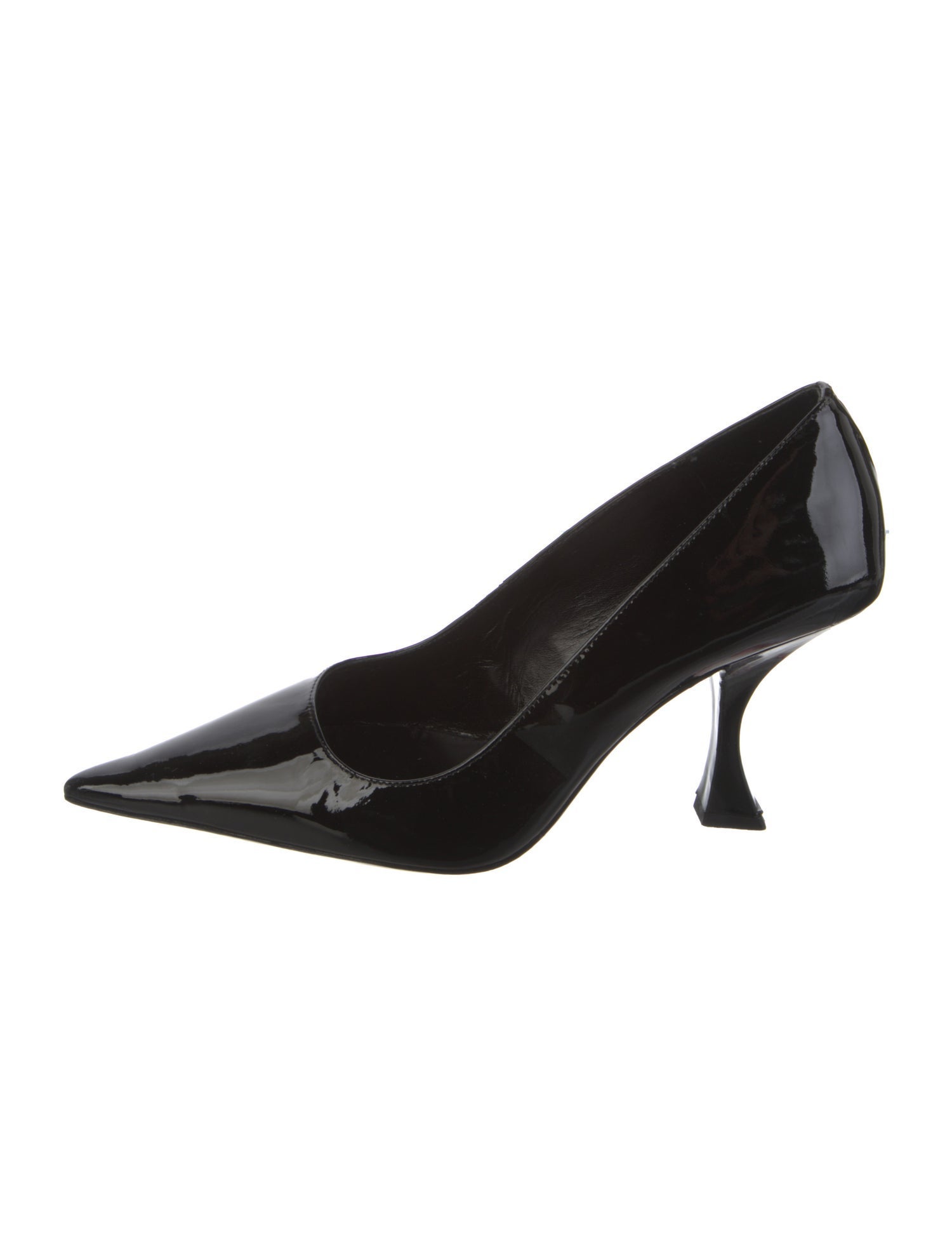 By Far Patent Leather Pumps