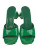 By Far Patent Leather Slides