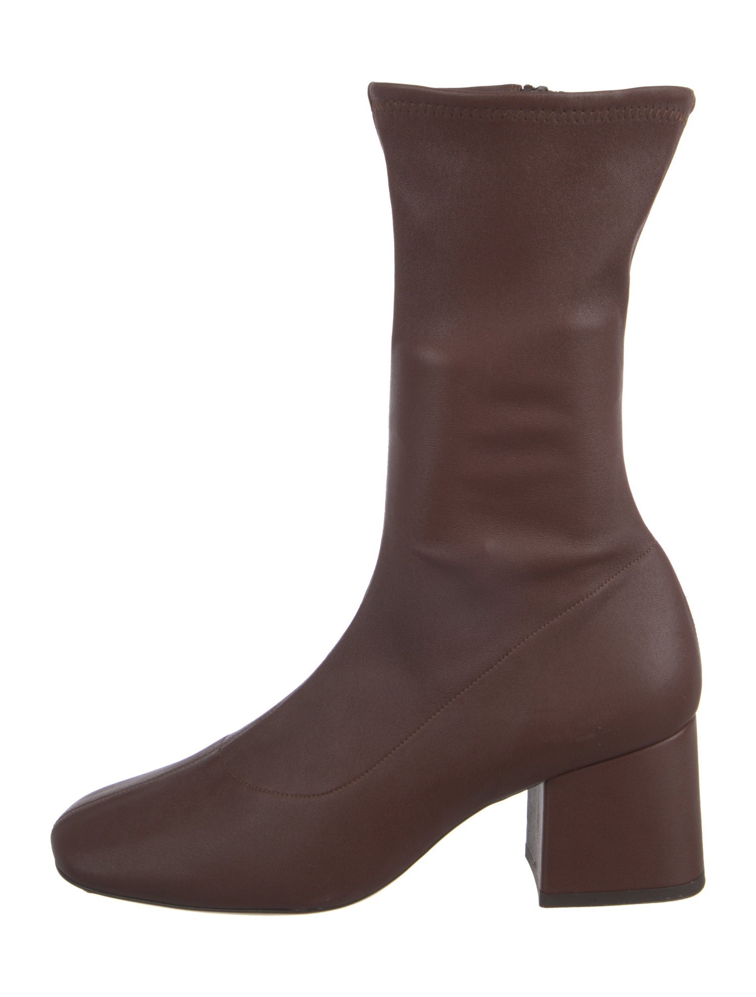 By Far Leather Sock Boots