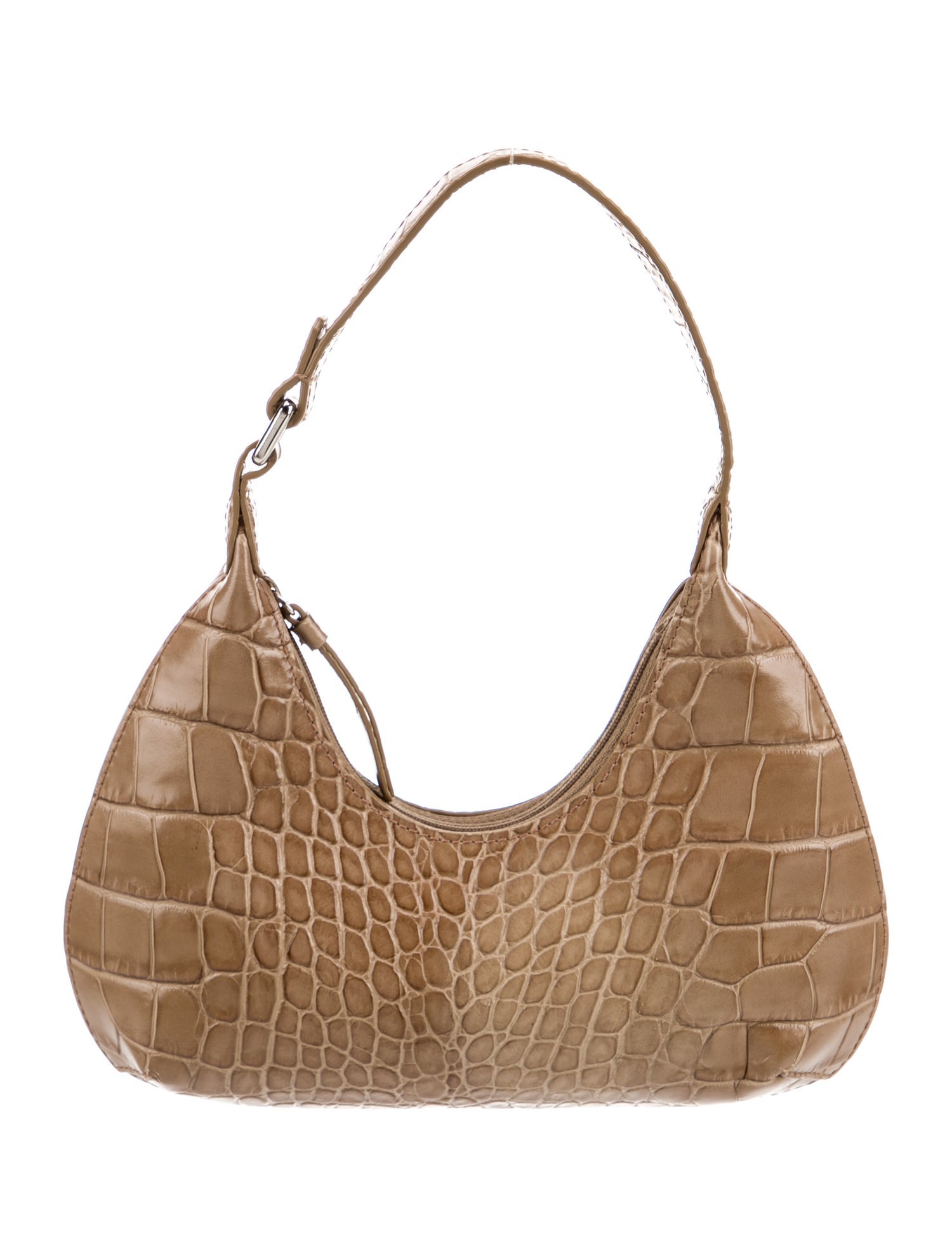 By Far Leather Top Handle Bag