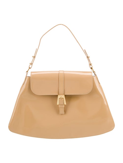 By Far Patent Leather Shoulder Bag
