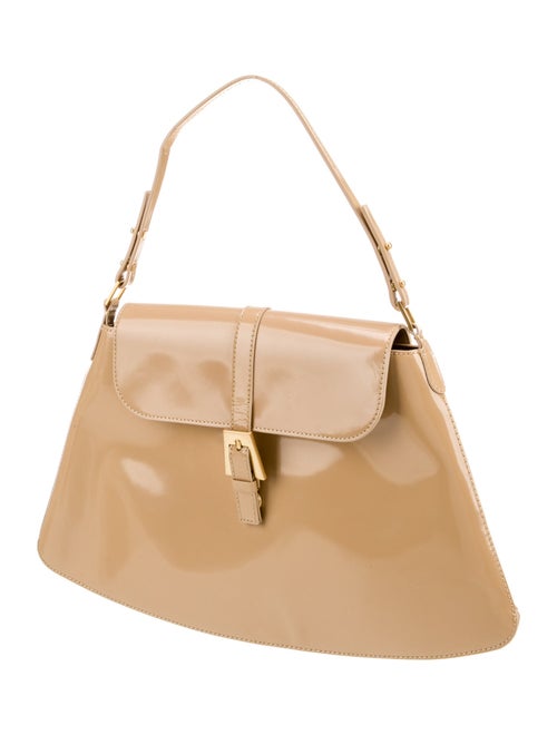 By Far Patent Leather Shoulder Bag
