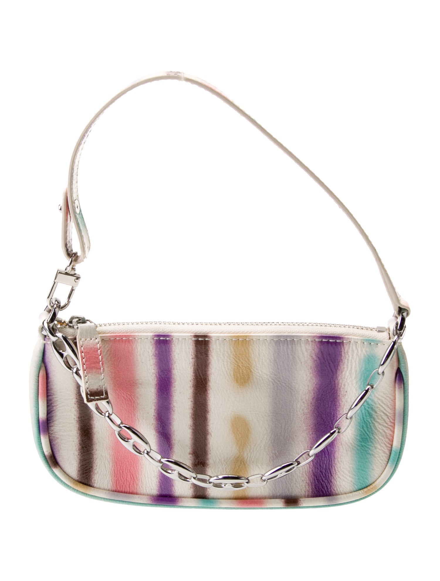 By Far Patent Leather Top Handle Bag