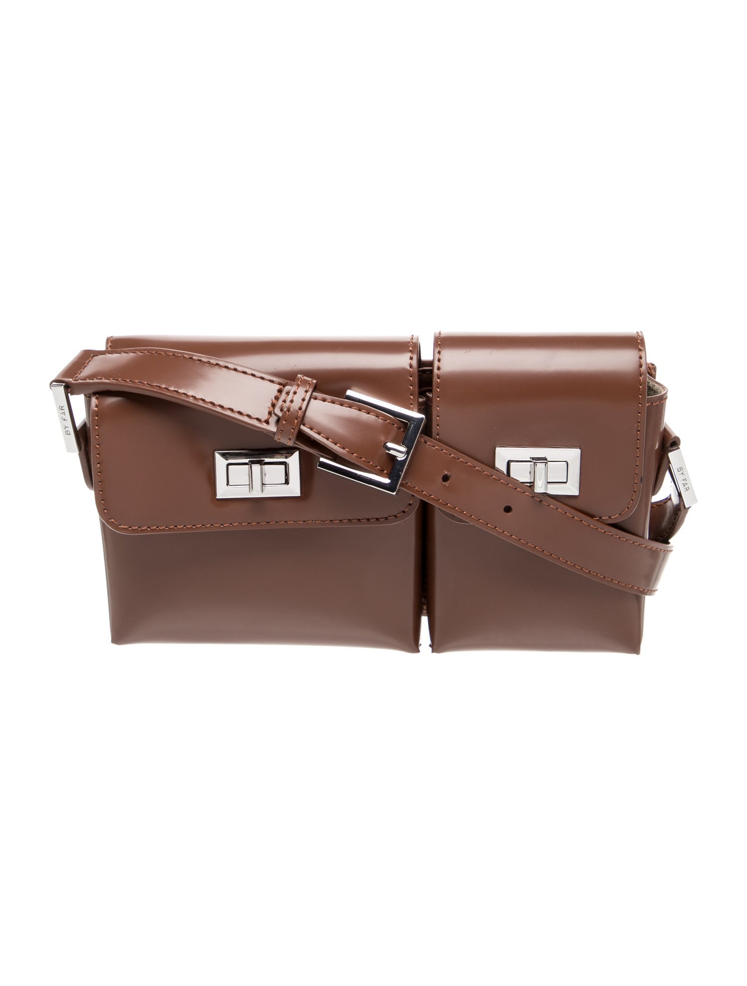By Far Leather Shoulder Bag
