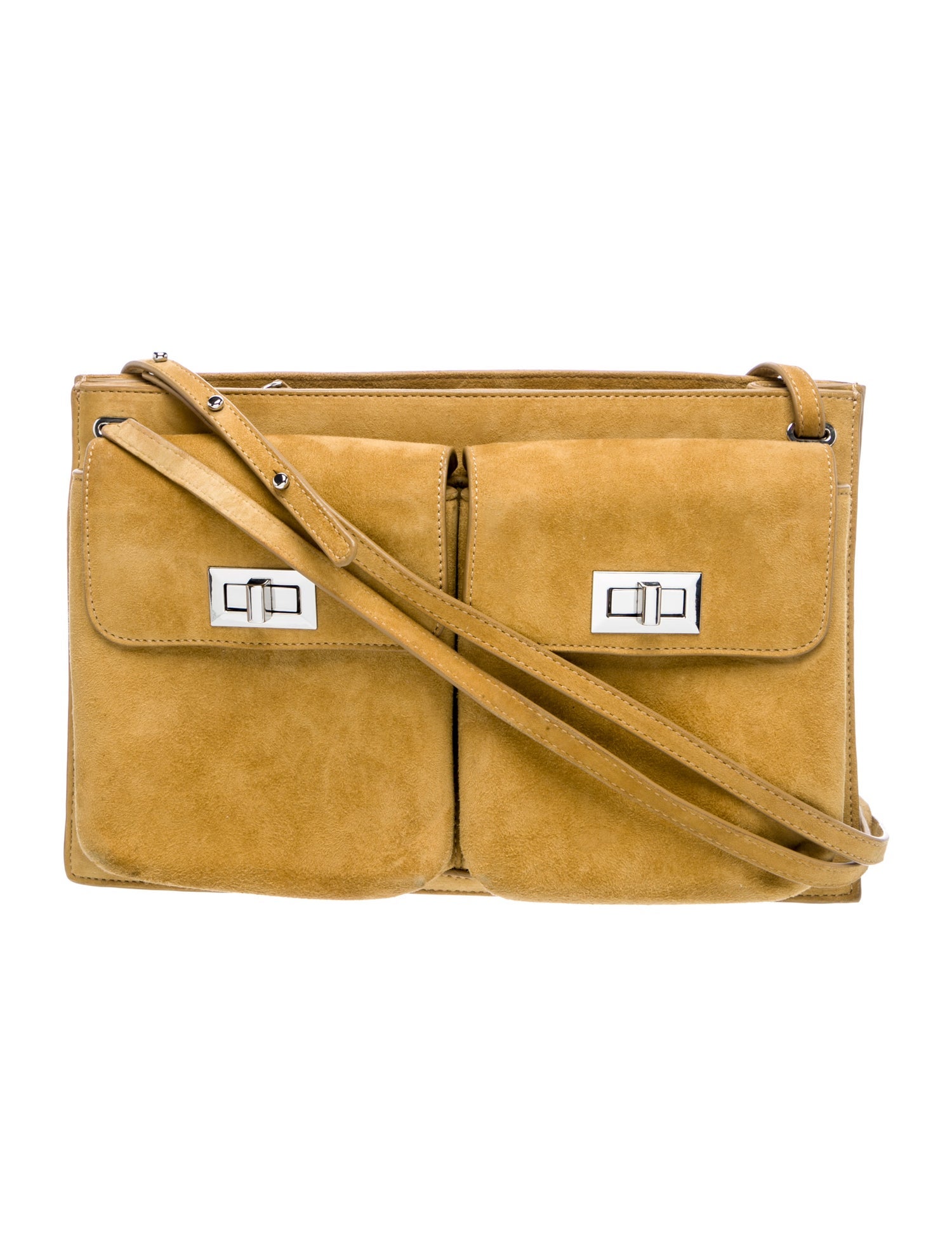 By Far Suede Shoulder Bag