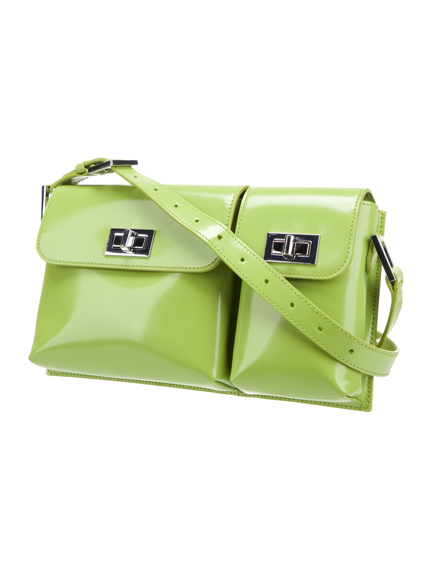 By Far Leather Shoulder Bag