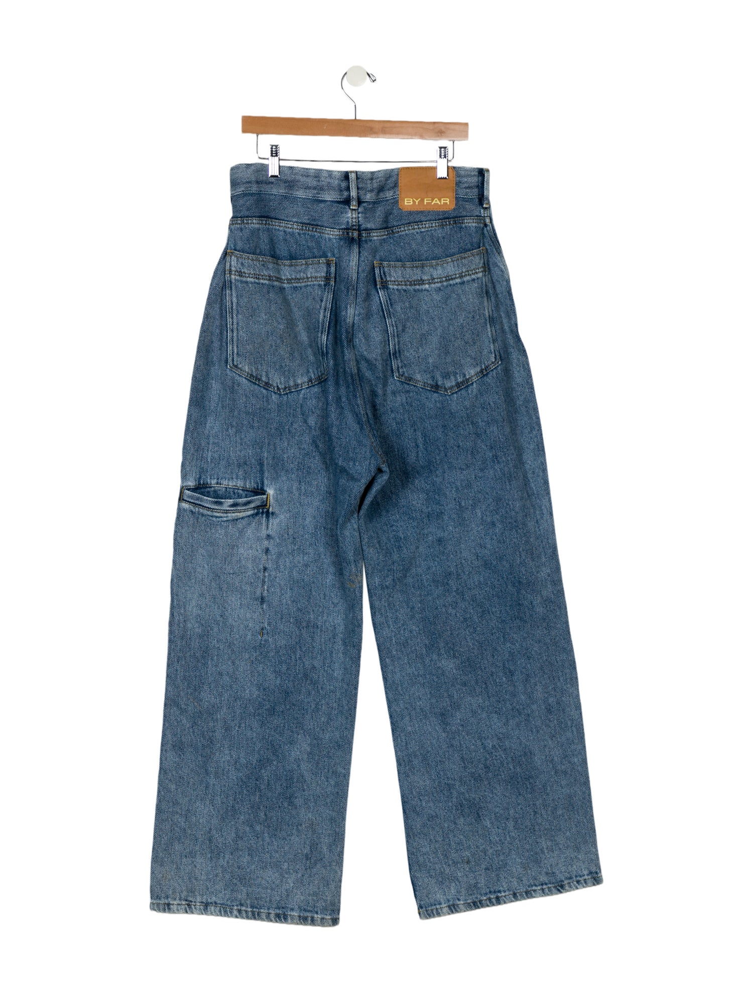 By Far High-Rise Wide Leg Jeans