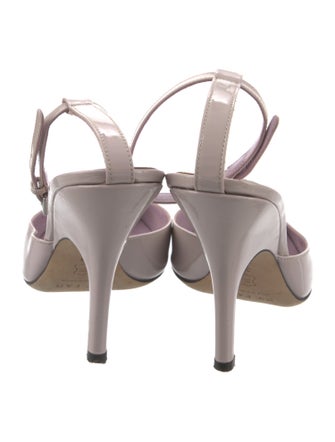 By Far Patent Leather D'Orsay Pumps