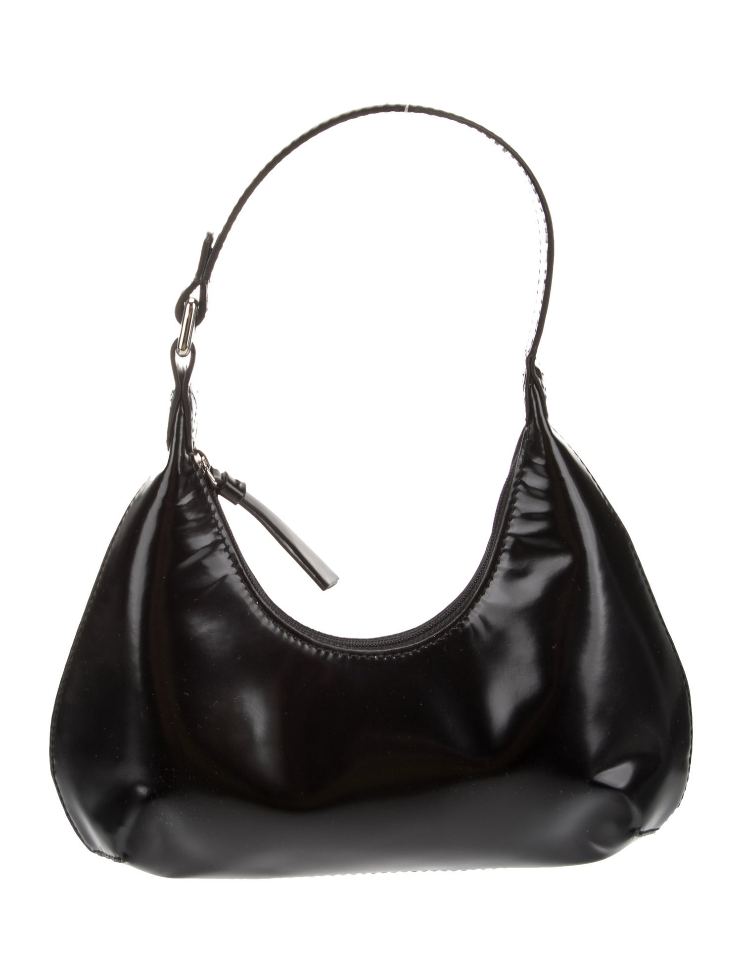 By Far Leather Top Handle Bag