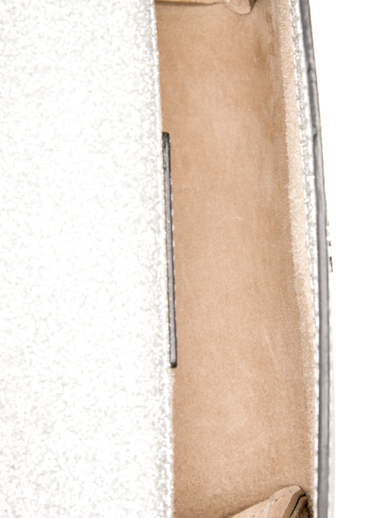 By Far Glitter Top Handle Bag