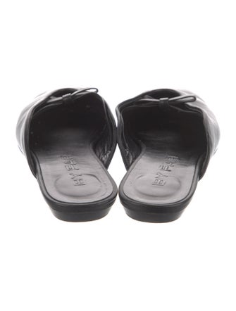 By Far Leather Mules