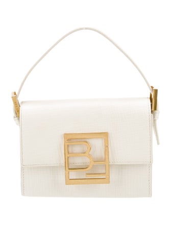 By Far Leather Top Handle Bag