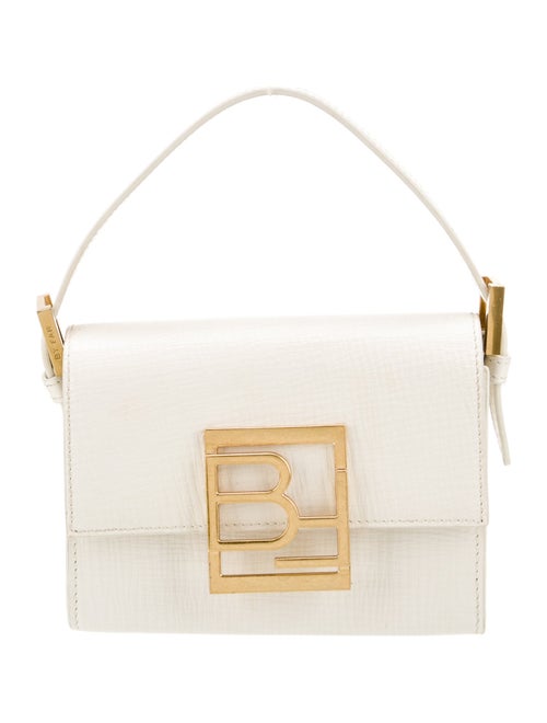 By Far Leather Top Handle Bag