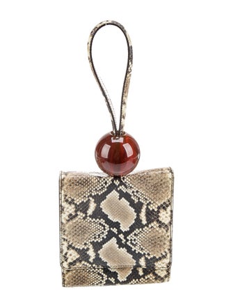 By Far Leather Top Handle Bag