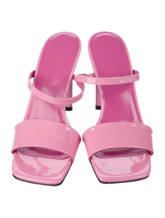 By Far Patent Leather Slides