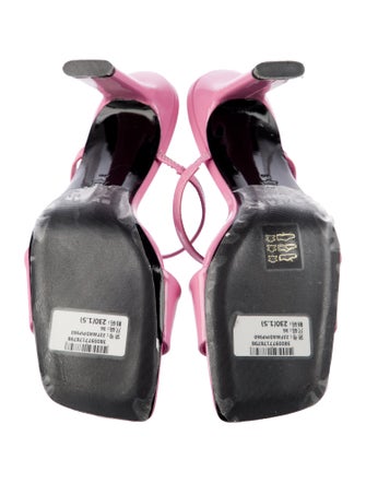 By Far Patent Leather Slides