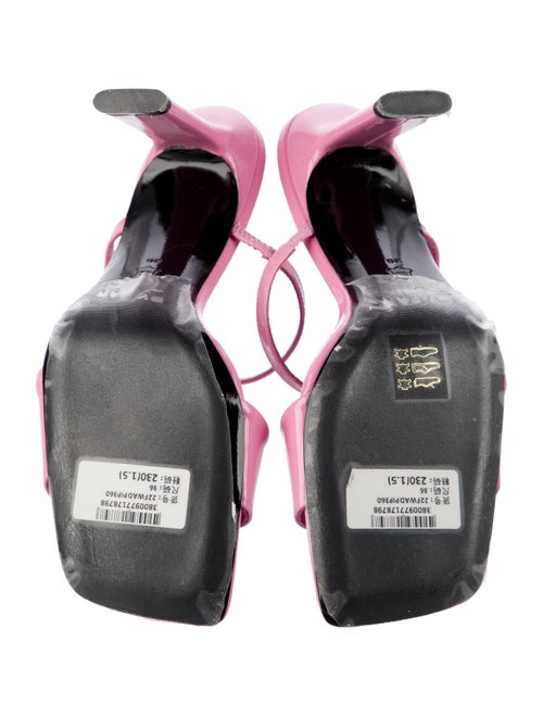 By Far Patent Leather Slides