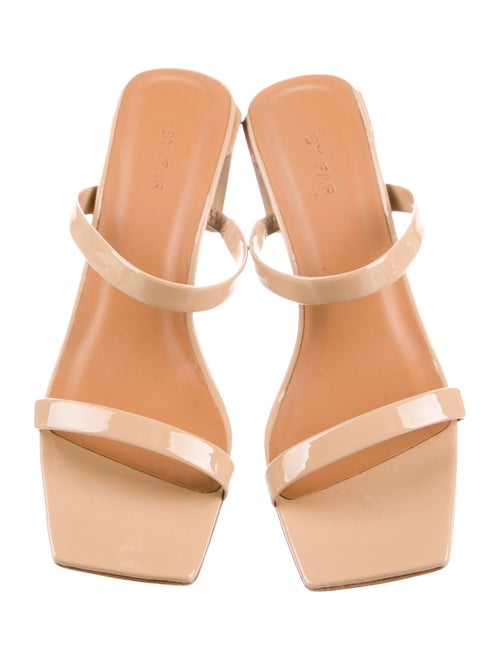 By Far Patent Leather Slides