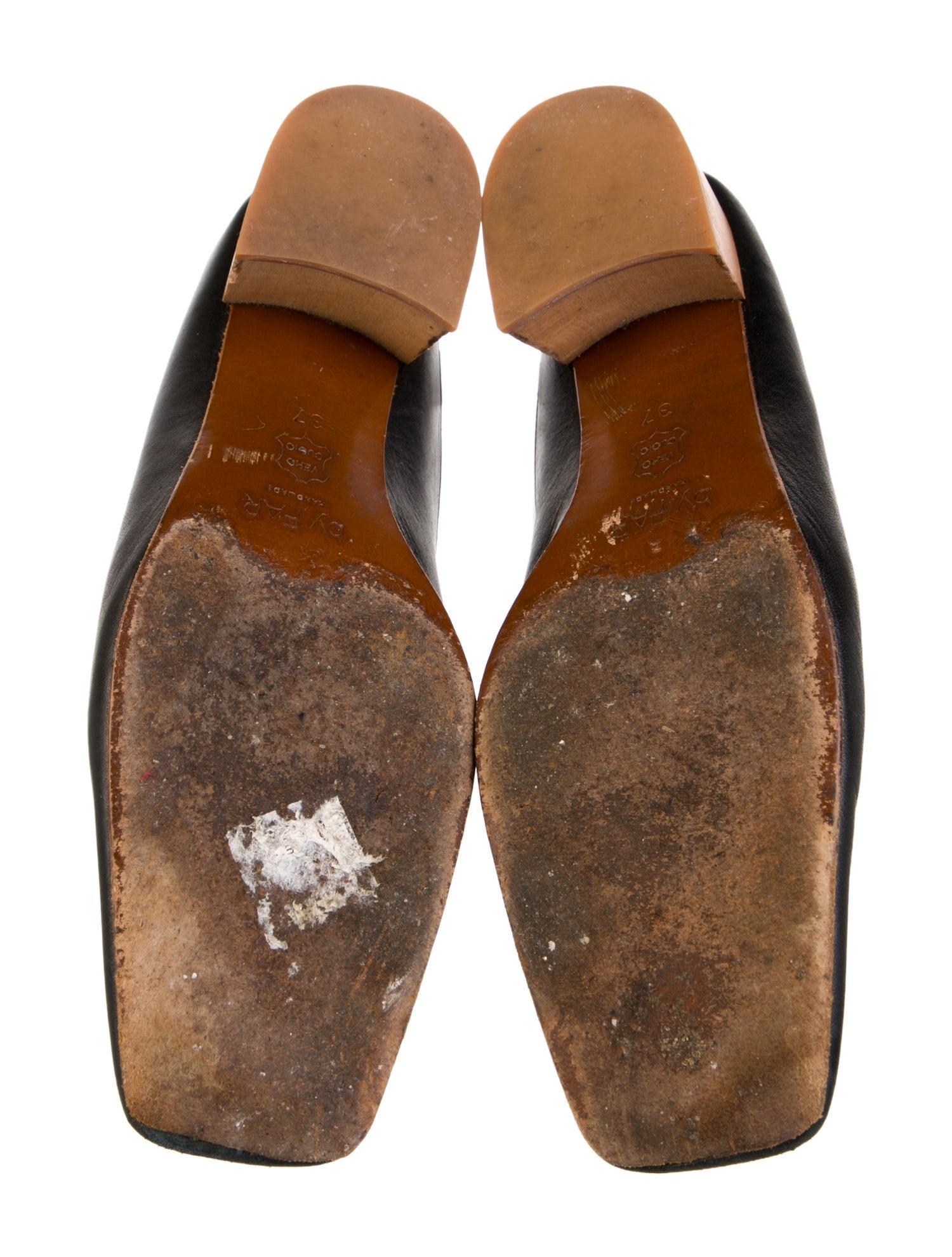 By Far Leather Mules