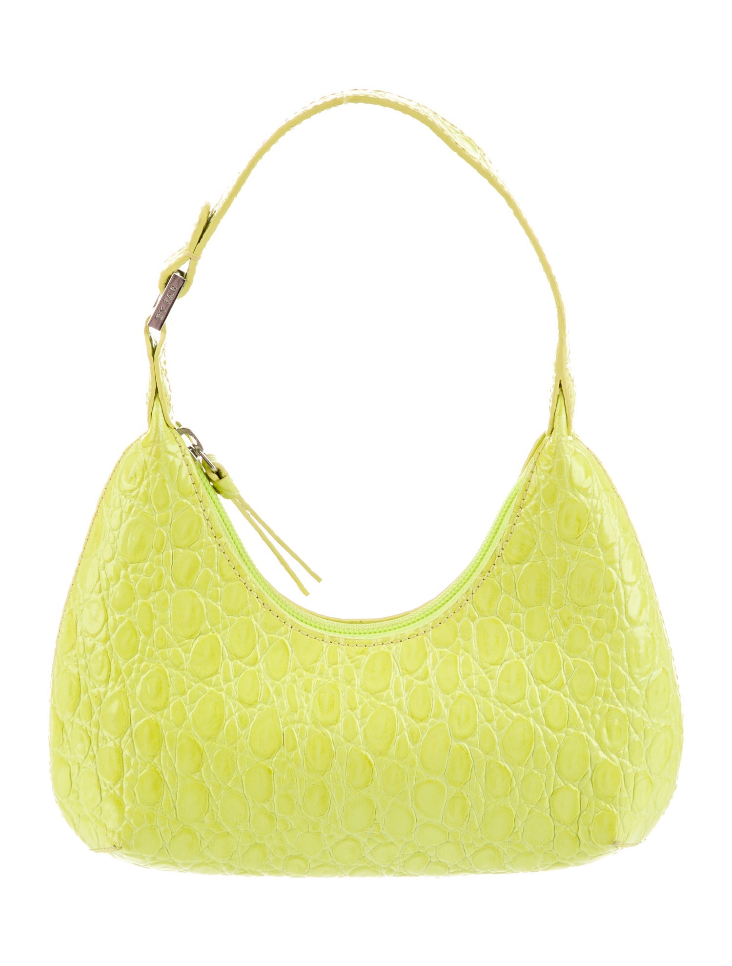 By Far Leather Top Handle Bag