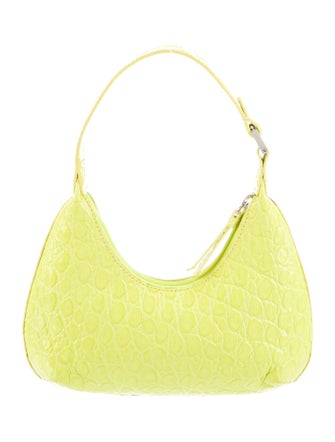 By Far Leather Top Handle Bag