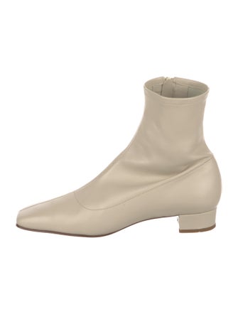 By Far Leather Sock Boots