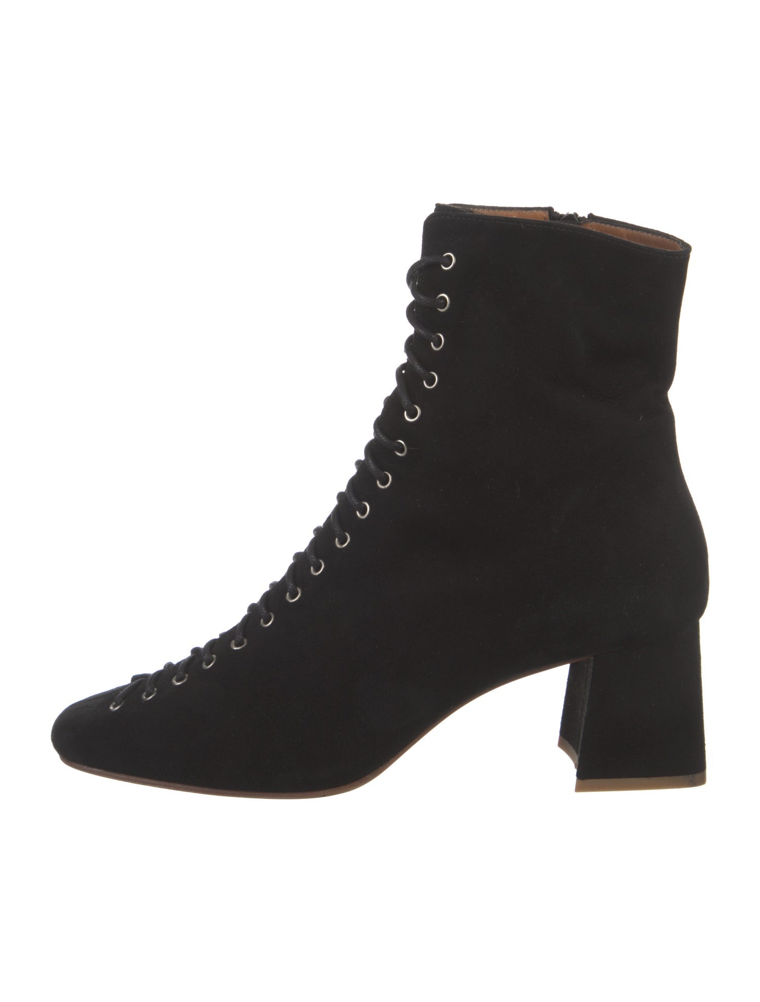 By Far Suede Lace-Up Boots