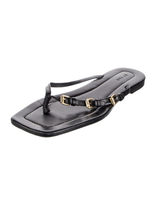 By Far Leather Slides