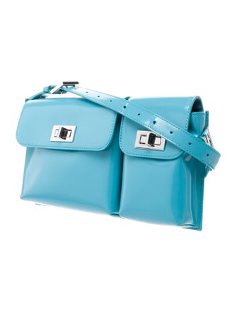 By Far Patent Leather Shoulder Bag