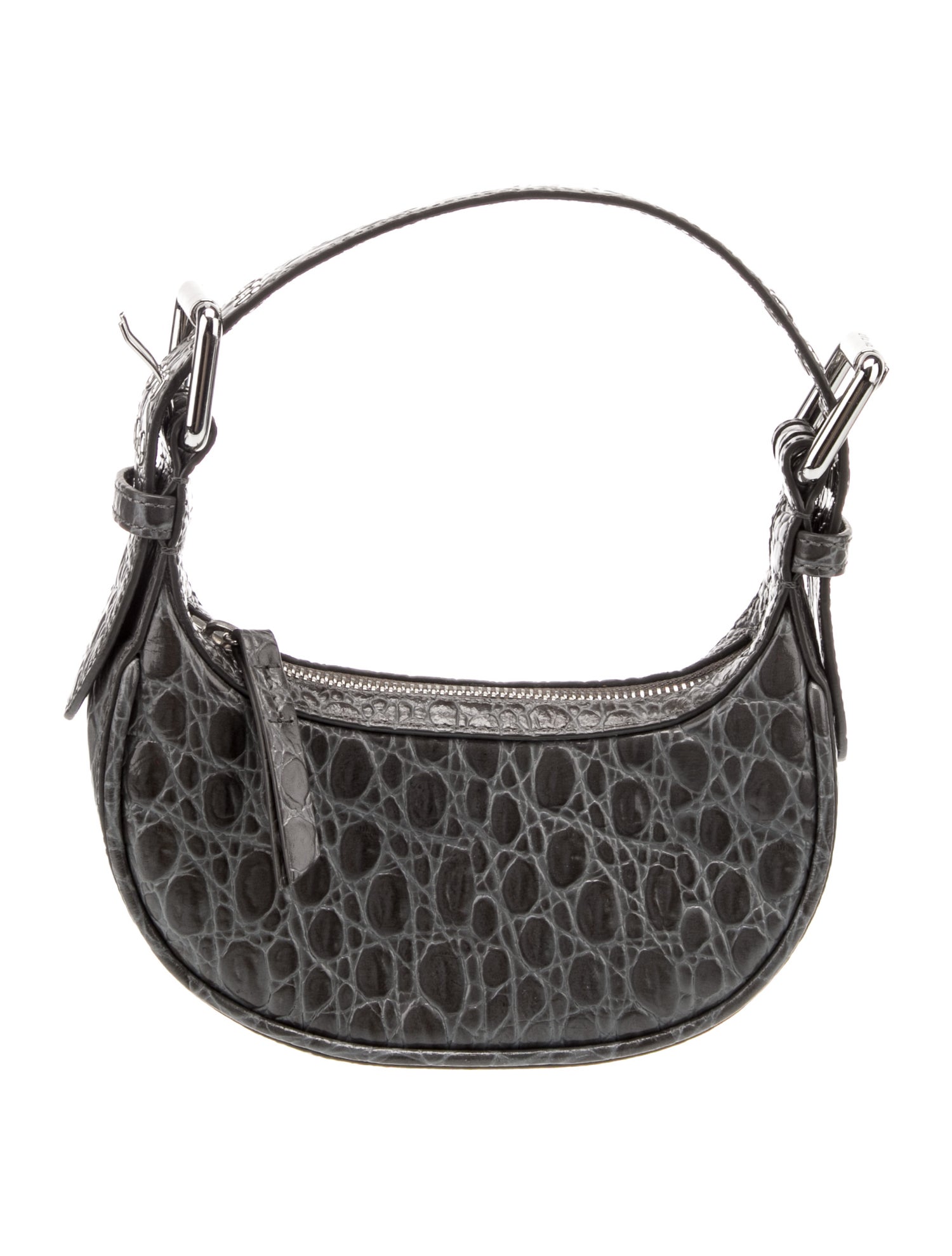 By Far Leather Top Handle Bag