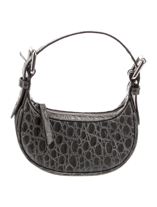 By Far Leather Top Handle Bag