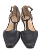 By Far Leather T-Strap Pumps
