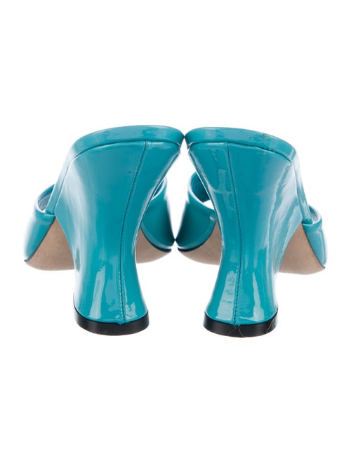 By Far Patent Leather Slides