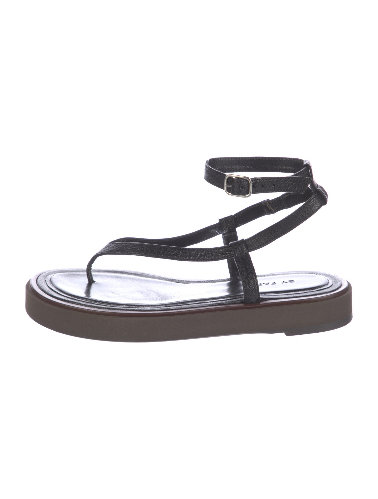 By Far Leather Sandals