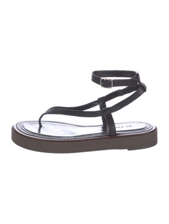 By Far Leather Sandals