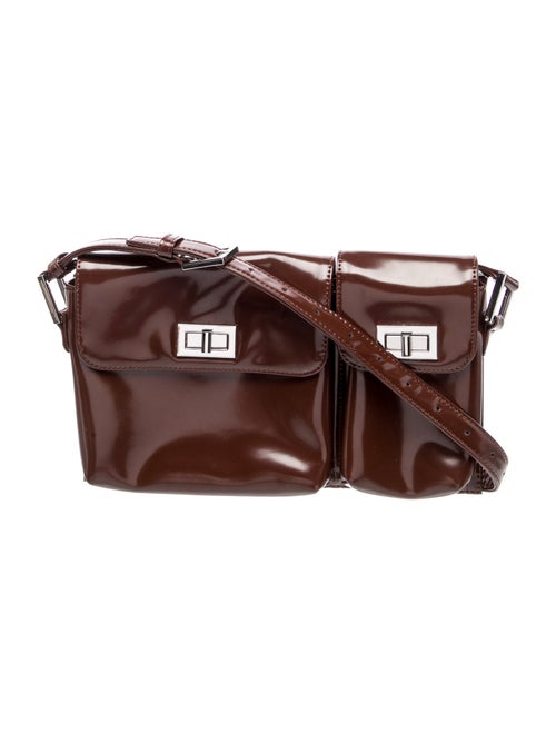 By Far Patent Leather Crossbody Bag