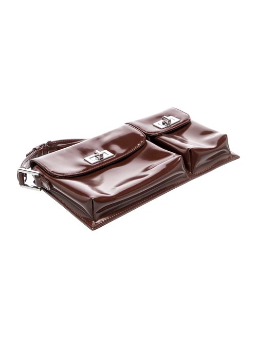 By Far Patent Leather Crossbody Bag