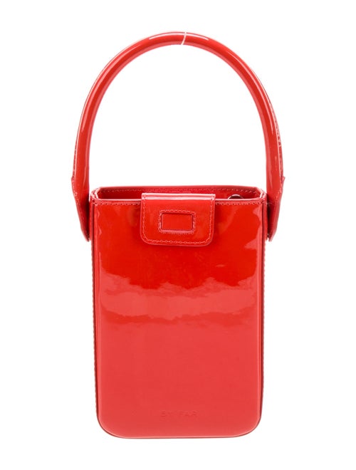 By Far Patent Leather Top Handle Bag