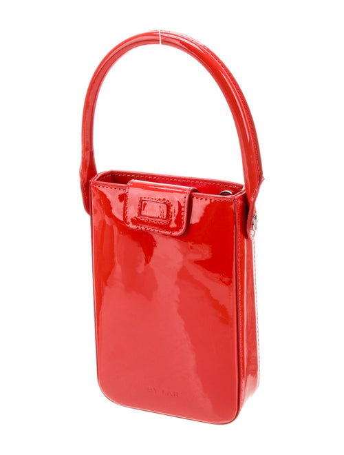 By Far Patent Leather Top Handle Bag
