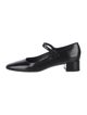By Far Ginny Black Semi Patent Leather Pumps