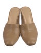 By Far Leather Mules