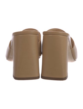 By Far Leather Mules