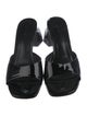 By Far Patent Leather Slides