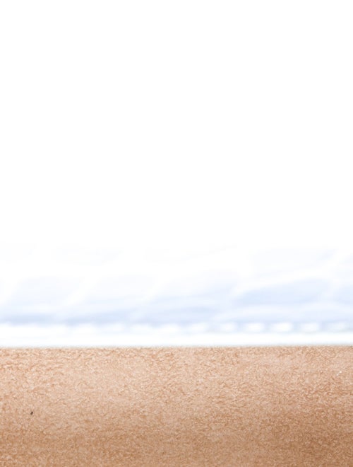 By Far Embossed Leather Top Handle Bag