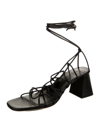 By Far Leather Gladiator Sandals