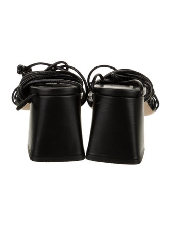 By Far Leather Gladiator Sandals